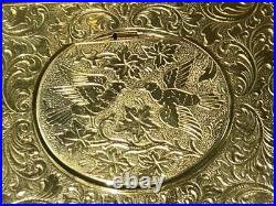 Gold Singing Bird Box Beautiful Condition By Karl Griesbaum Guaranteed Red Bird