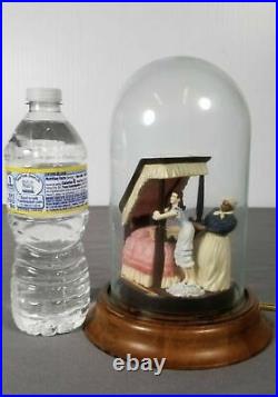 Gone With The Wind Music Box Domed Bedroom Scene Figurine