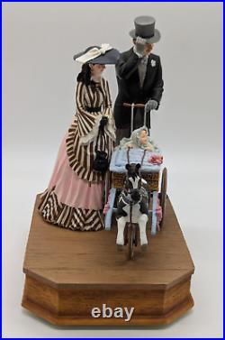 Gone With The Wind Rhett & Scarlett With Baby Carriage San Francisco Music Box