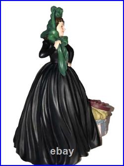 Gone With The Wind San Francisco Music Box Scarlett Green Parisian Bonnet RARE