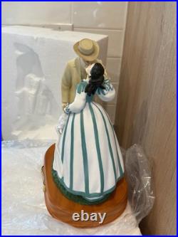Gone With the Wind Scarlett Rhett Honeymoon Kiss San Francisco Music Box MINT