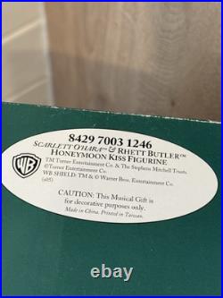 Gone With the Wind Scarlett Rhett Honeymoon Kiss San Francisco Music Box MINT