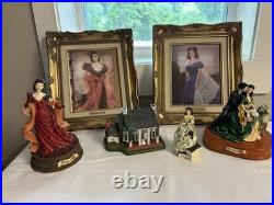 Gone with the Wind Collections. Scarlett, 2 Music Boxes, Tara That Lights Up