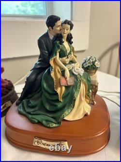 Gone with the Wind Collections. Scarlett, 2 Music Boxes, Tara That Lights Up