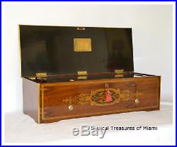 Grand Format Overture Music Box By Nicole Freres Rare & Outstanding