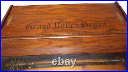 Grand Roller Organ For Restoration Or For Parts