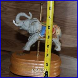 Grey Elephant Carousel Collection LImited Edition San Francisco Music Box Co VTG
