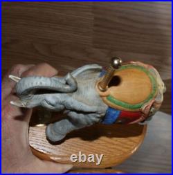 Grey Elephant Carousel Collection LImited Edition San Francisco Music Box Co VTG
