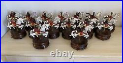 HUGE LOT OF 15! Vintage 1982 ENESCO Carousel Waltz White Horse Music Boxes