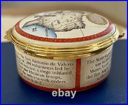 Halcyon Days Enamels The State Collection TEXASTrinket Box withCOA LE #125/1000