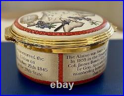 Halcyon Days Enamels The State Collection TEXASTrinket Box withCOA LE #125/1000