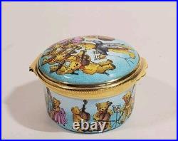 Halycon Days Bilston Battersea Enamel Music Box Toy Symphony Joseph Haydn