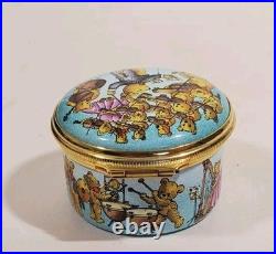 Halycon Days Bilston Battersea Enamel Music Box Toy Symphony Joseph Haydn