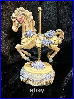 Heritage House Melodies County Fair Collection Music Carousel Horses Lot of 15