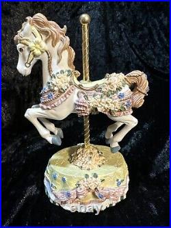 Heritage House Melodies County Fair Collection Music Carousel Horses Lot of 15