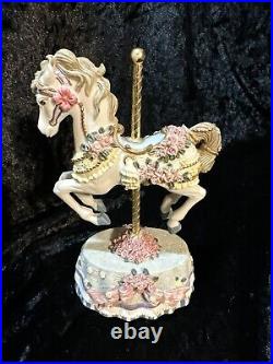 Heritage House Melodies County Fair Collection Music Carousel Horses Lot of 15