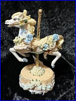 Heritage House Melodies County Fair Collection Music Carousel Horses Lot of 15