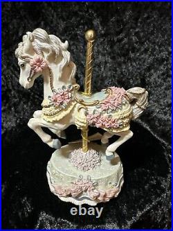 Heritage House Melodies County Fair Collection Music Carousel Horses Lot of 15