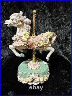 Heritage House Melodies County Fair Collection Music Carousel Horses Lot of 15