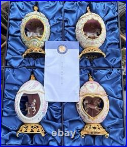 House Of Faberge Frankin Mint Carousel Egg Collection Complete Foxwoods 1997