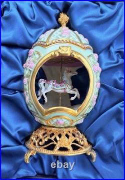 House Of Faberge Frankin Mint Carousel Egg Collection Complete Foxwoods 1997