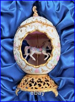 House Of Faberge Frankin Mint Carousel Egg Collection Complete Foxwoods 1997