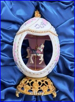 House Of Faberge Frankin Mint Carousel Egg Collection Complete Foxwoods 1997