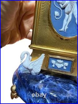 House of Faberge 925 Swan Lake Musical Clock Sterling Silver For Parts
