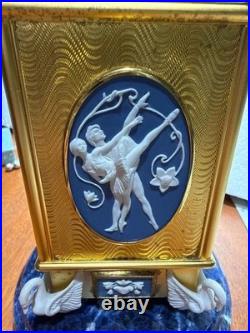House of Faberge 925 Swan Lake Musical Clock Sterling Silver For Parts