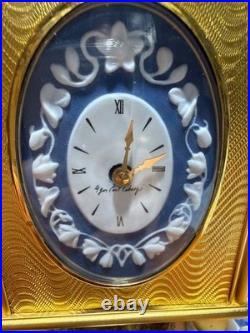 House of Faberge 925 Swan Lake Musical Clock Sterling Silver For Parts