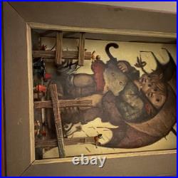 Hummel 1936 Music Box Swiss Movement shadow box