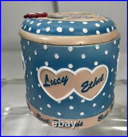 I Love Lucy Ethel Limited Edition Vintage Best Friends SF Music Box Co SEE VIDEO
