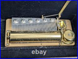 Incolay Stone Le Magnifique Musical Case Reuge Swiss Movement Beethoven