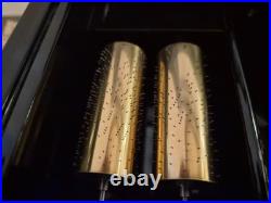 Interchangeable Cylinder Music Box REUGE St Croix Switzerland 5 Cylinders