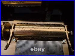 Interchangeable Cylinder Music Box REUGE St Croix Switzerland 5 Cylinders