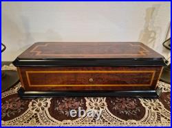 Interchangeable Cylinder Music Box REUGE St Croix Switzerland 5 Cylinders