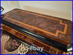 Interchangeable Cylinder Music Box REUGE St Croix Switzerland 5 Cylinders