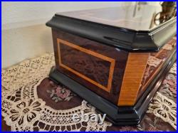 Interchangeable Cylinder Music Box REUGE St Croix Switzerland 5 Cylinders
