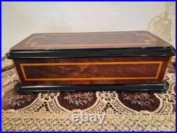 Interchangeable Cylinder Music Box REUGE St Croix Switzerland 5 Cylinders