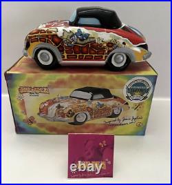 Janis Joplin Dream Car Porsche 356 Psychedelic Music Box by Vandor with Box