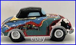 Janis Joplin Dream Car Porsche 356 Psychedelic Music Box by Vandor with Box