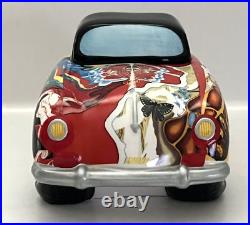 Janis Joplin Dream Car Porsche 356 Psychedelic Music Box by Vandor with Box