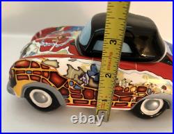 Janis Joplin Dream Car Porsche 356 Psychedelic Music Box by Vandor with Box