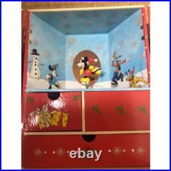Jewelry box disney christmas Sankyo Shoji Co, Ltd. Condition Used Japan Limited