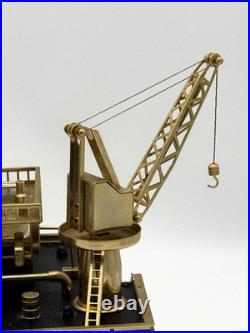 John H Martian Gold Plated Bethlehem Series Offshore Oil Rig Platform Music Box