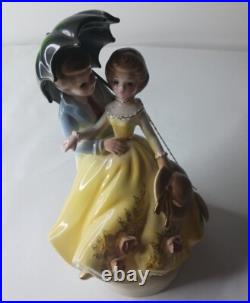 Josef Original Music Box Singing In The Rain Tag & Black Label Works Romance