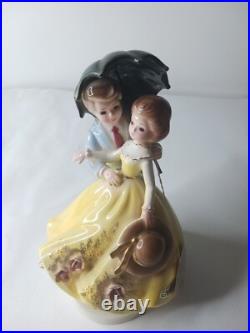 Josef Original Music Box Singing In The Rain Tag & Black Label Works Romance