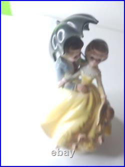 Josef Original Music Box Singing In The Rain Tag & Black Label Works Romance