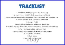 K-Pop Demon Hunters Vinyl 2LP Movie Soundtrack Picture DIsc -Poster&Random PC