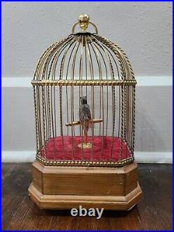 KARL GRIESBAUM German Automaton Singing Bird Cage Music Box